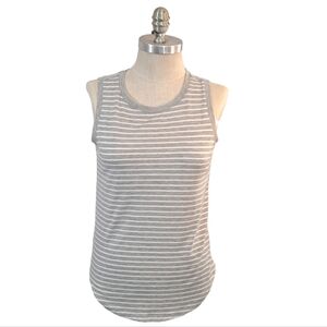 Yogalicious Grey / White Tank Women's Size Med